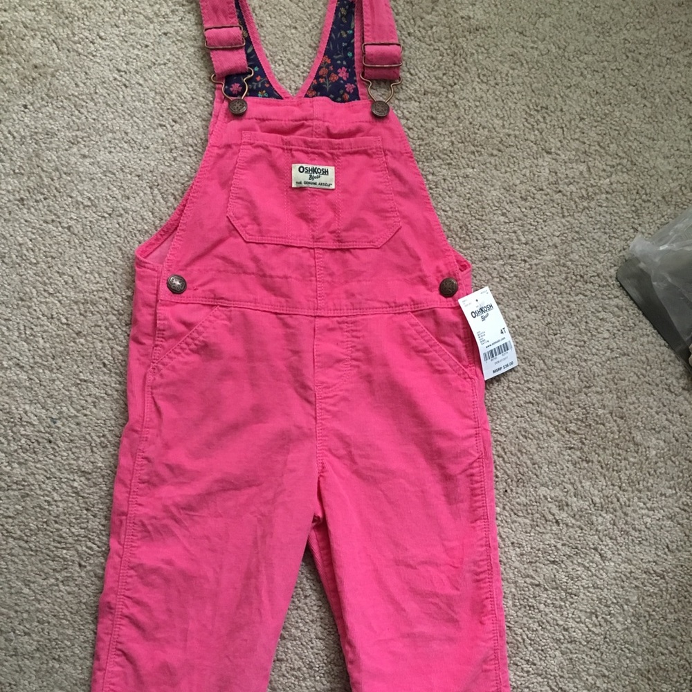 Osh kosh Kids toddler girl overalls corduroy
